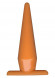 Оранжевая анальная пробка Funky - 10,5 см. Оранжевая анальная пробка Funky - 10,5 см.