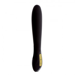 Чёрный перезаряжаемый силиконовый вибратор REE VESTA SILICONE RECHARGEABLE VIBE - 20 см. Чёрный перезаряжаемый силиконовый вибратор REE VESTA SILICONE RECHARGEABLE VIBE - 20 см.