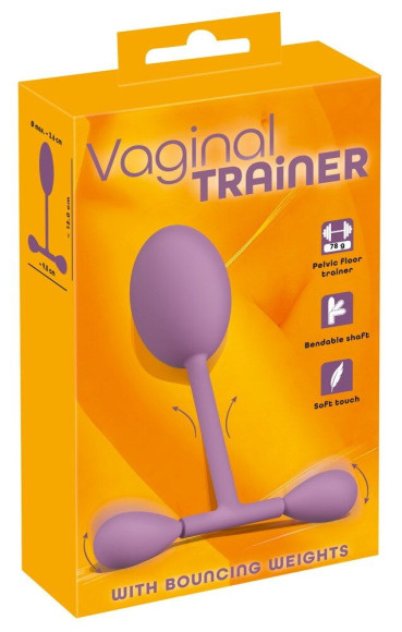 Сиреневый тренажер мыщц тазового дна Vaginal Trainer