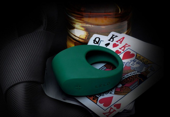 Зелёное эрекционное кольцо Tor 2 с вибрацией