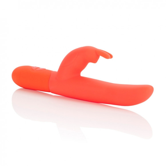 Оранжевый силиконовый вибратор Posh 10-Function Bounding Bunny Оранжевый силиконовый вибратор Posh 10-Function Bounding Bunny