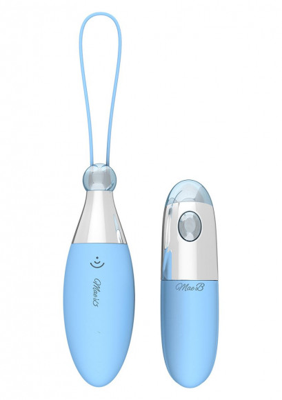 Голубой вибростимулятор Remote Soft Touch Stimulator - 10 см.
