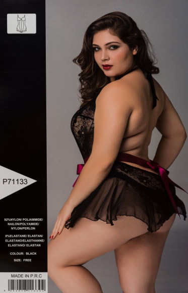 Пикантное кружевное боди с бантиком Пикантное кружевное боди с бантиком