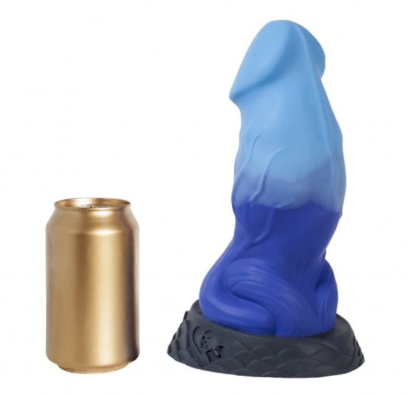 Синий фаллоимитатор Ночная Фурия Large+ - 26 см. Синий фаллоимитатор Ночная Фурия Large+ - 26 см.