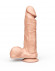 Реалистичный гелевый дилдо с мошонкой и присоской - 21 см. Реалистичный гелевый дилдо с мошонкой и присоской - 21 см.
