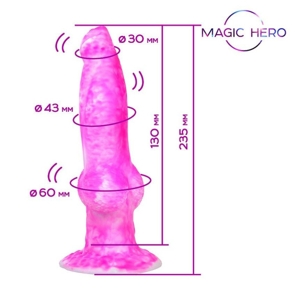 Розовый фантазийный вибратор с 7 режимами возвратно-поступательных движений - 23,5 см. Розовый фантазийный вибратор с 7 режимами возвратно-поступательных движений - 23,5 см.