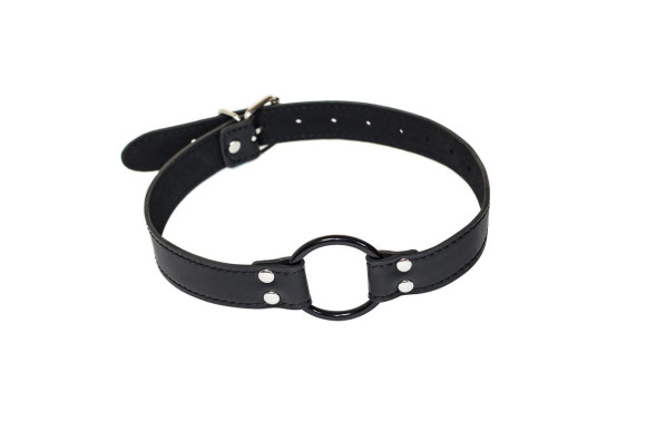 Черный кляп-кольцо Modesty Черный кляп-кольцо Modesty